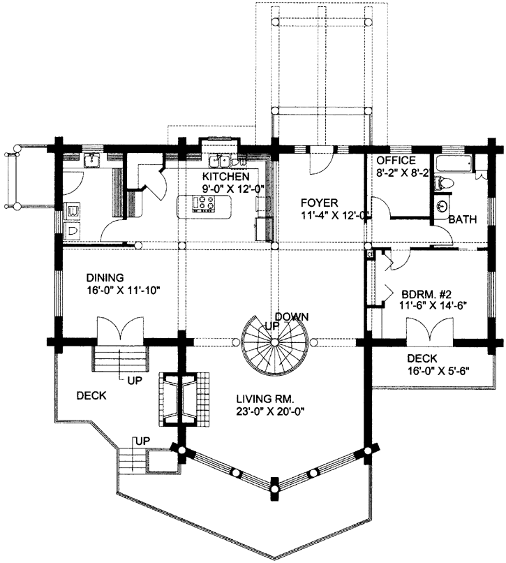 Main Floor Plan: 34-102