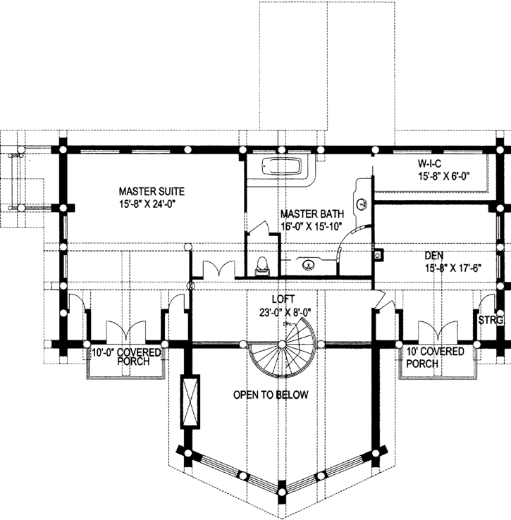 Upper/Second Floor Plan:34-102