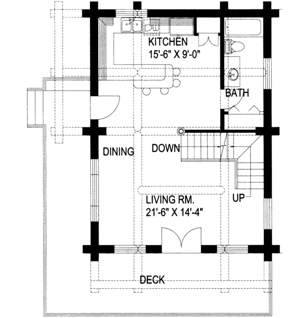 Main Floor Plan: 34-107