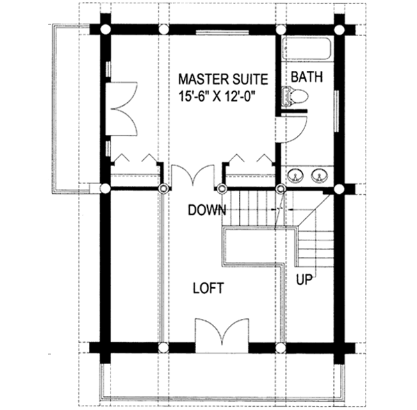 Upper/Second Floor Plan:34-107