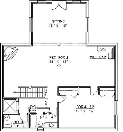 Lower Floor Plan:34-126