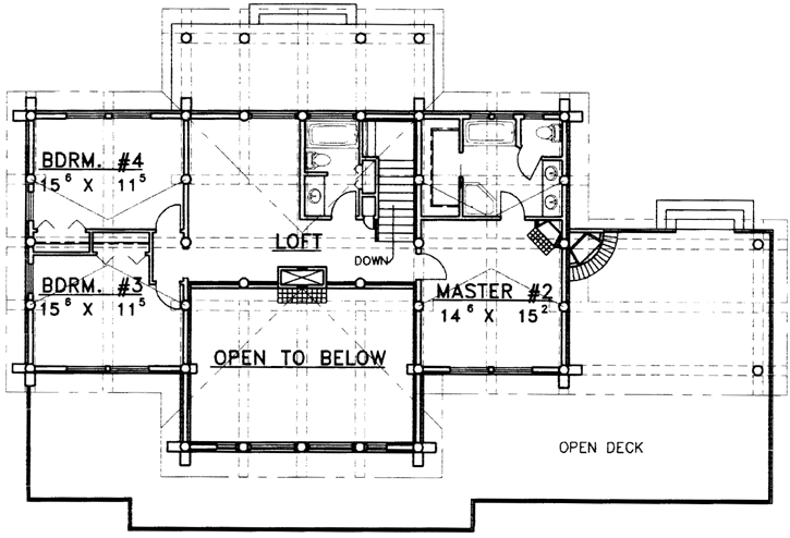 Upper/Second Floor Plan:34-135