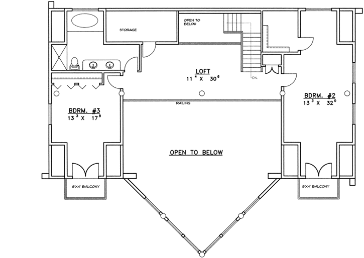 Upper/Second Floor Plan:34-144