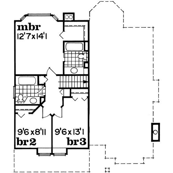 Upper/Second Floor Plan:35-103