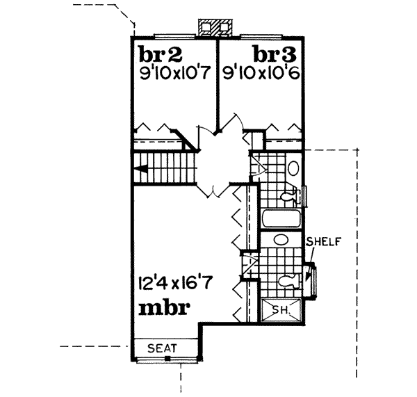 Upper/Second Floor Plan:35-111