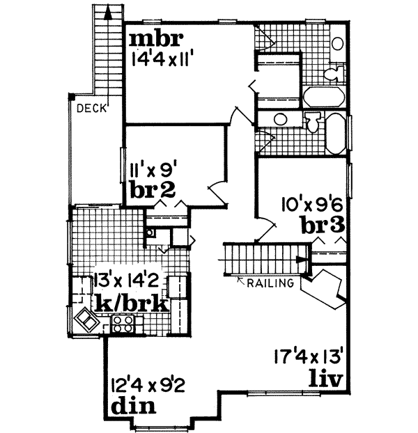 Upper/Second Floor Plan:35-123