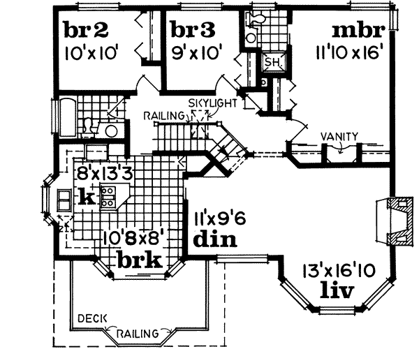 Upper/Second Floor Plan:35-131