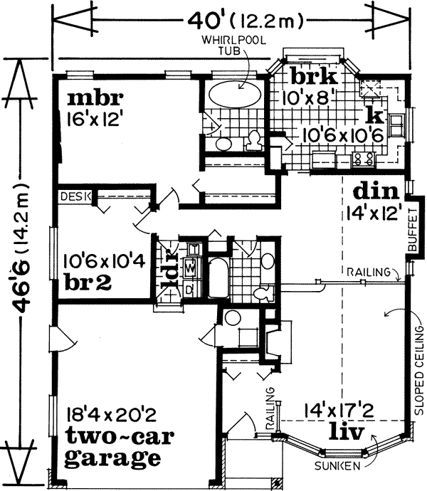 Main Floor Plan: 35-134