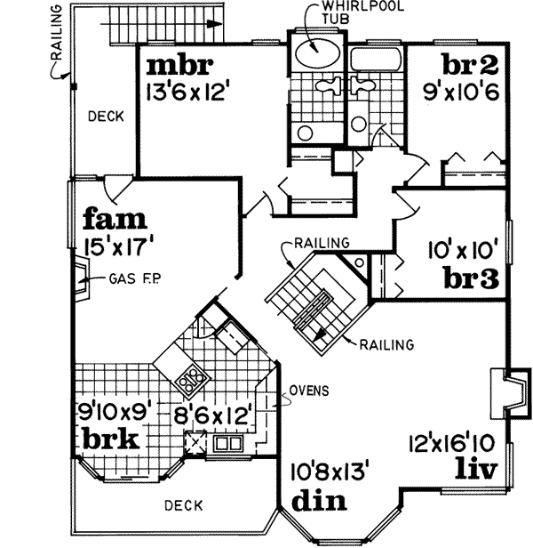 Upper/Second Floor Plan:35-150