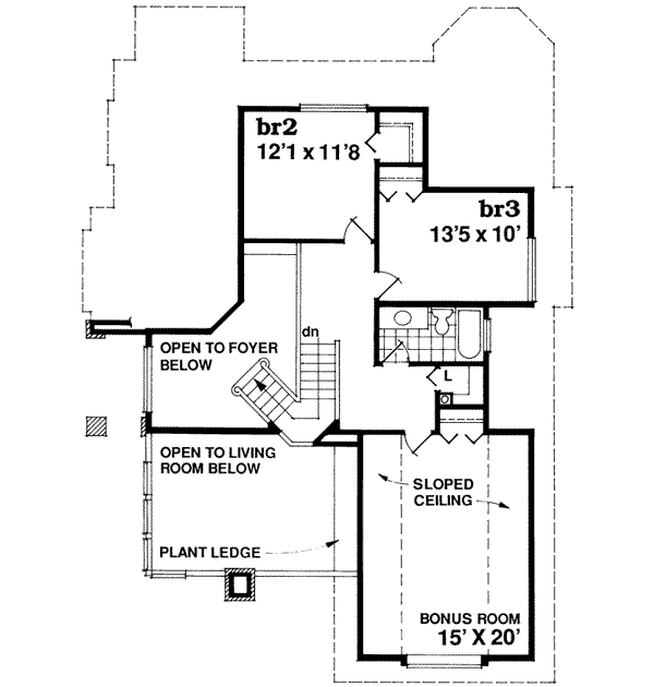 Upper/Second Floor Plan:35-163