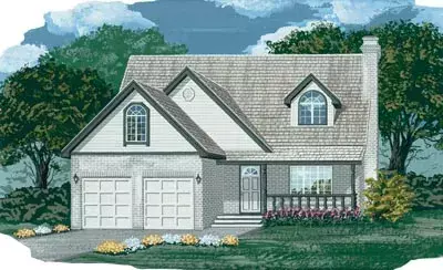 Country house plans 35-172 - front exterior, 1,748 sq ft, 4 bed, 2 bath house plans | Monster House Plans