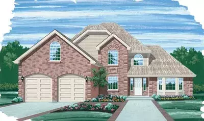 European house plans 35-176 - front exterior, 2,326 sq ft, 3 bed, 2 bath house plans | Monster House Plans