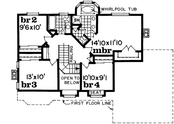 Upper/Second Floor Plan:35-187