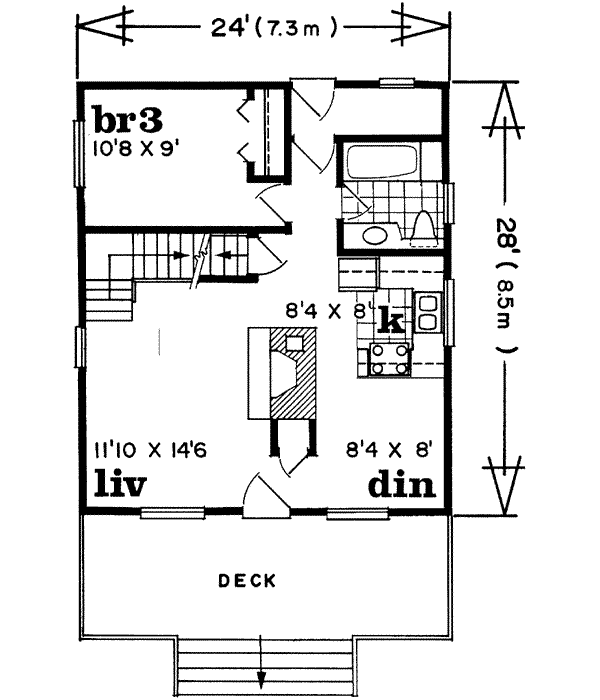 Main Floor Plan: 35-198