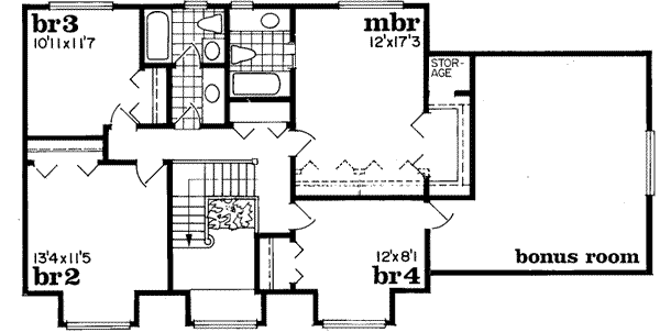 Upper/Second Floor Plan:35-224