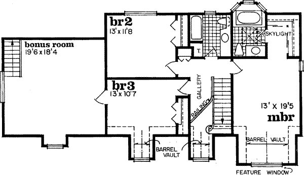Upper/Second Floor Plan:35-248