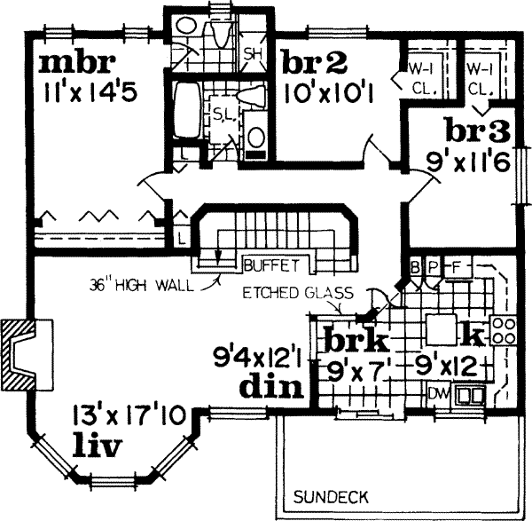 Upper/Second Floor Plan:35-260