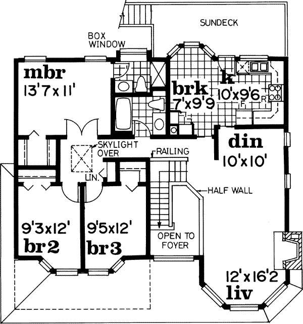 Upper/Second Floor Plan:35-261