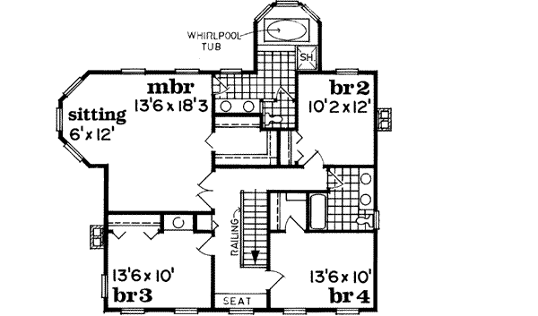 Upper/Second Floor Plan:35-288