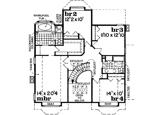 Upper/Second Floor Plan:35-293