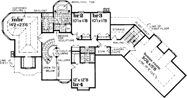Upper/Second Floor Plan:35-295