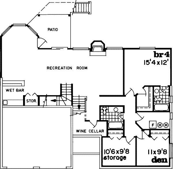 Lower Floor Plan:35-307