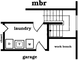 Sunbelt Style Home Design Plan: 35-348