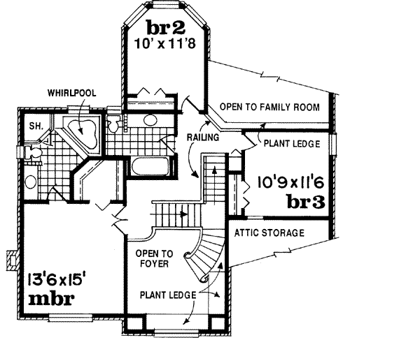 Upper/Second Floor Plan:35-377