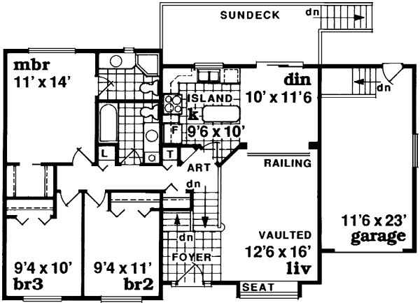 Main Floor Plan: 35-406