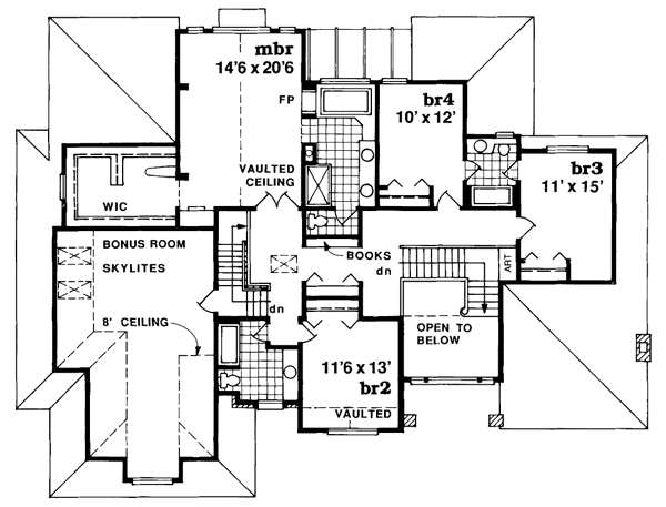 Upper/Second Floor Plan:35-416
