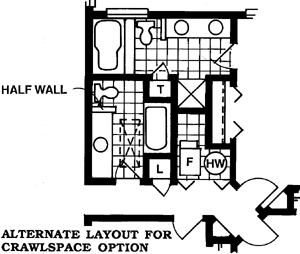Country Style Home Design Plan: 35-432
