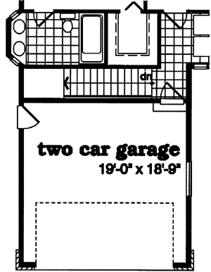 Traditional Style Home Design Plan: 35-445