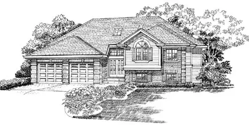 Traditional house plans 35-449 - front exterior, 2,063 sq ft, 3 bed, 2 bath house plans | Monster House Plans