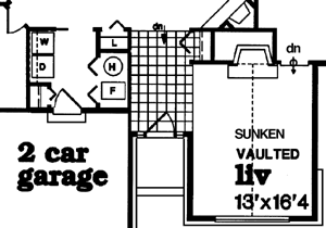 Traditional Style Home Design Plan: 35-486