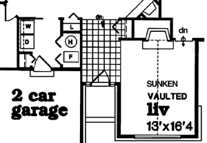 Traditional Style Home Design Plan: 35-487