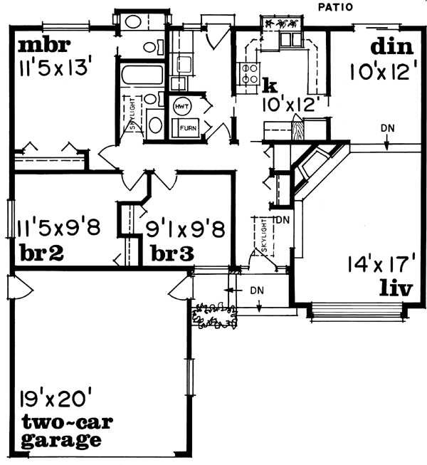 Main Floor Plan: 35-518