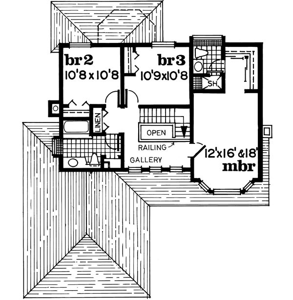 Upper/Second Floor Plan:35-539