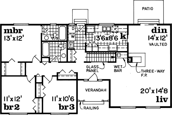 Main Floor Plan: 35-551