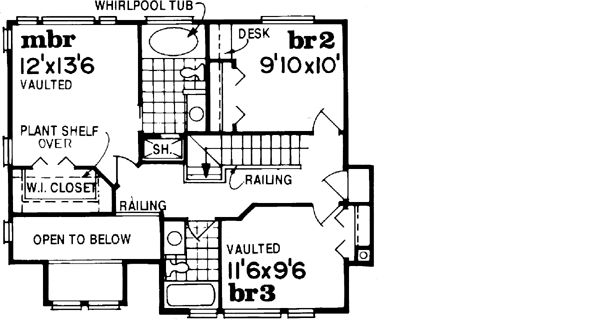 Upper/Second Floor Plan:35-560