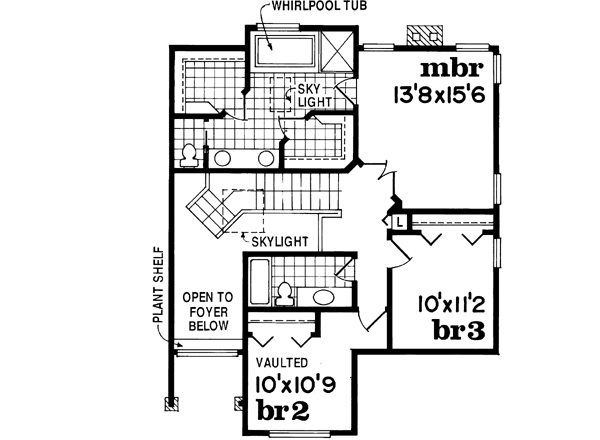 Upper/Second Floor Plan:35-573