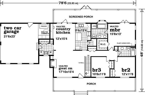 Main Floor Plan: 35-579