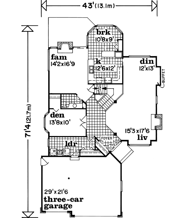 Main Floor Plan: 35-602