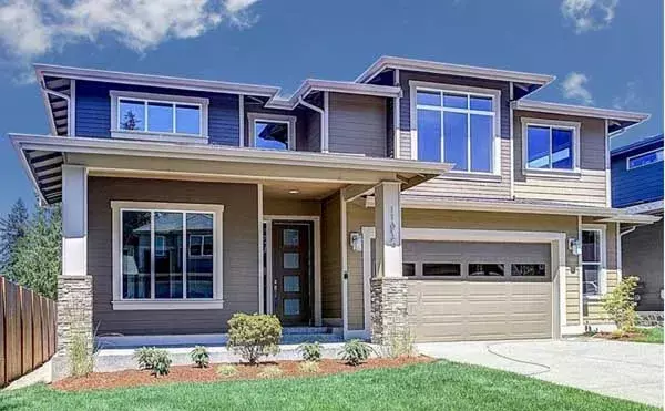 Contemporary house plans 36-101 - front exterior, 3,249 sq ft, 5 bed, 4 bath house plans | Monster House Plans