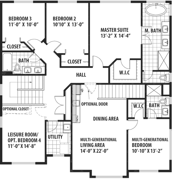 Upper/Second Floor Plan:36-101