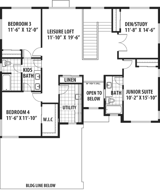 Upper/Second Floor Plan:36-103