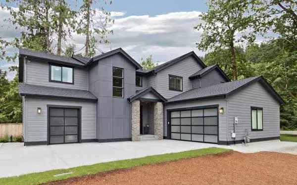 Modern house plans 36-104 - front exterior, 3,319 sq ft, 5 bed, 3 bath house plans | Monster House Plans