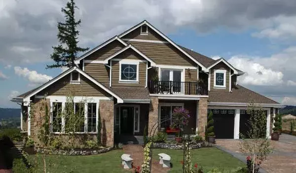 Northwest house plans 36-106 - front exterior, 3,987 sq ft, 4 bed, 2 bath house plans | Monster House Plans