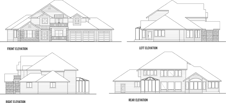 Rear Elevations Plan:36-106