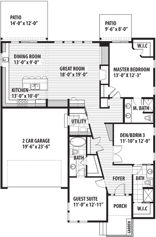 Main Floor Plan: 36-112