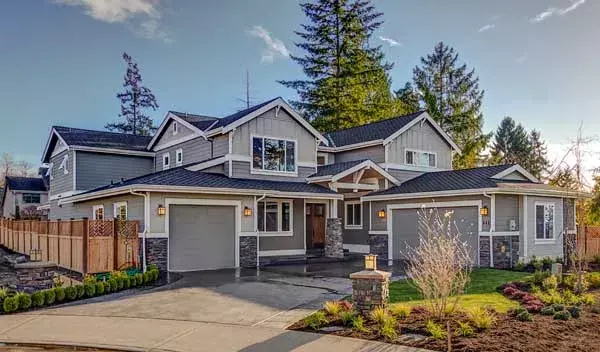 Craftsman house plans 36-128 - front exterior, 4,117 sq ft, 5 bed, 4 bath house plans | Monster House Plans